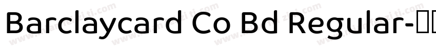 Barclaycard Co Bd Regular字体转换